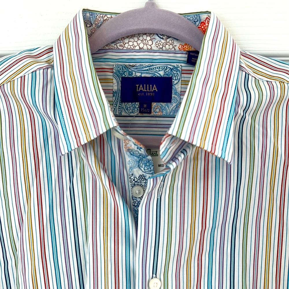 Colorful Tallia long sleeve button up